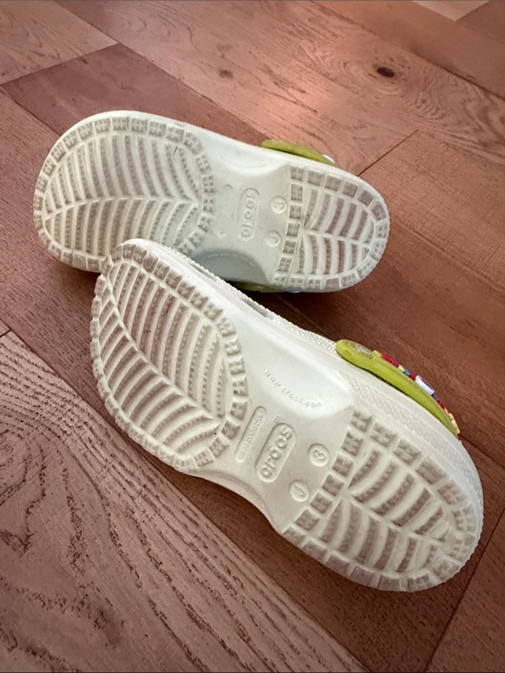 Kids Classic Friendship Bracelet Crocs Clog- Light Green